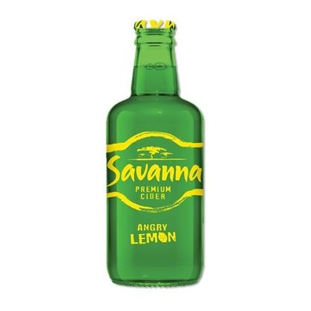 SAVANNA ANGRY LEMON 500ml (12) 6 PACK