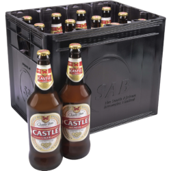 6 HANSA & 6 CASTLE LAGER 750ml