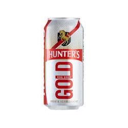 HUNTERS GOLD CANS 440ml (24)